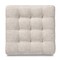 Baxton Studio Elladio Beige Upholstered Tufted Cube Ottoman, PK2 156-9296 - alternate 6